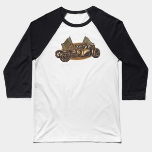 Gold Hot Rod Baseball T-Shirt